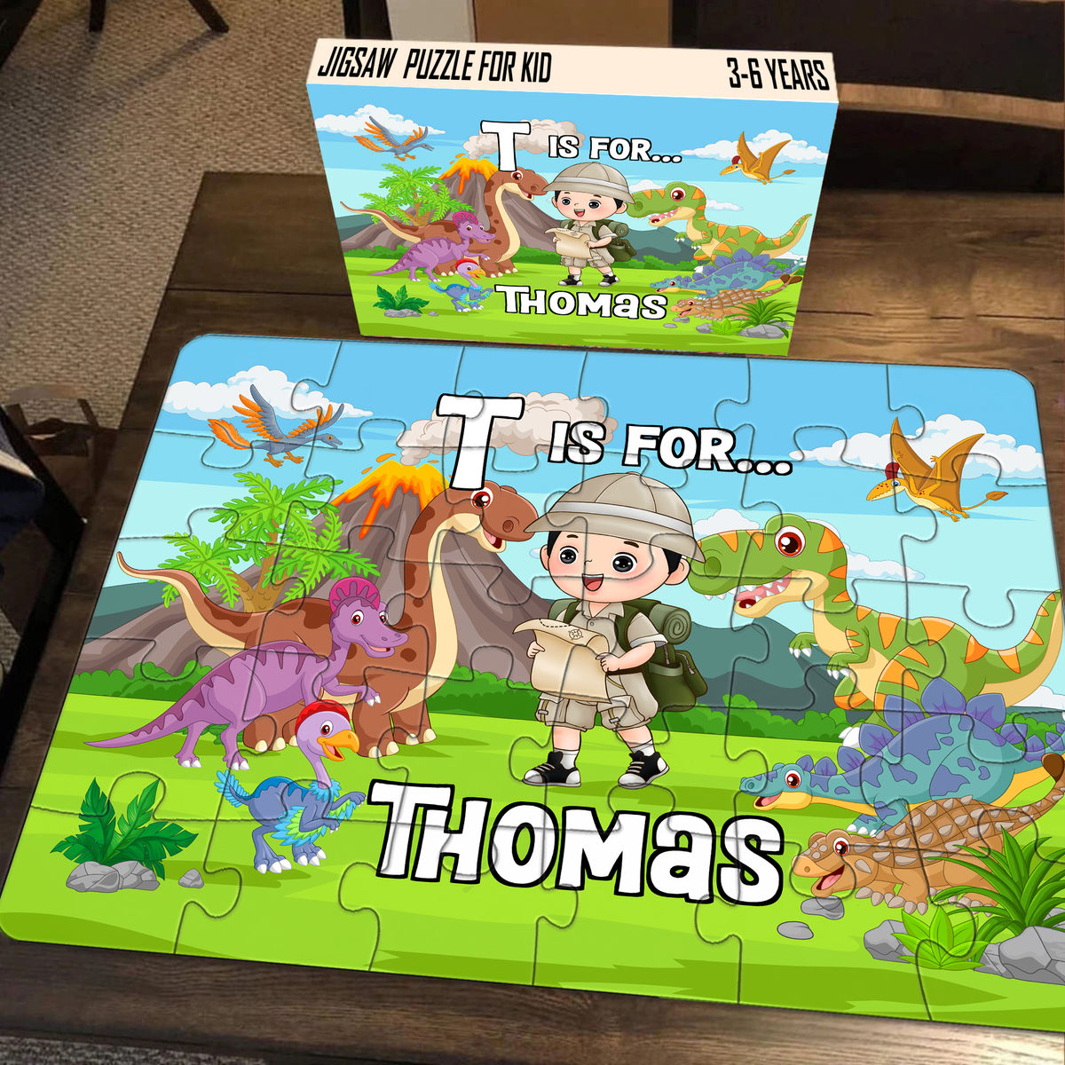 Jigsaw Puzzle Personalized - My name is ... | Gift for Kids - Trendy 2024 - Personalized Puzzle