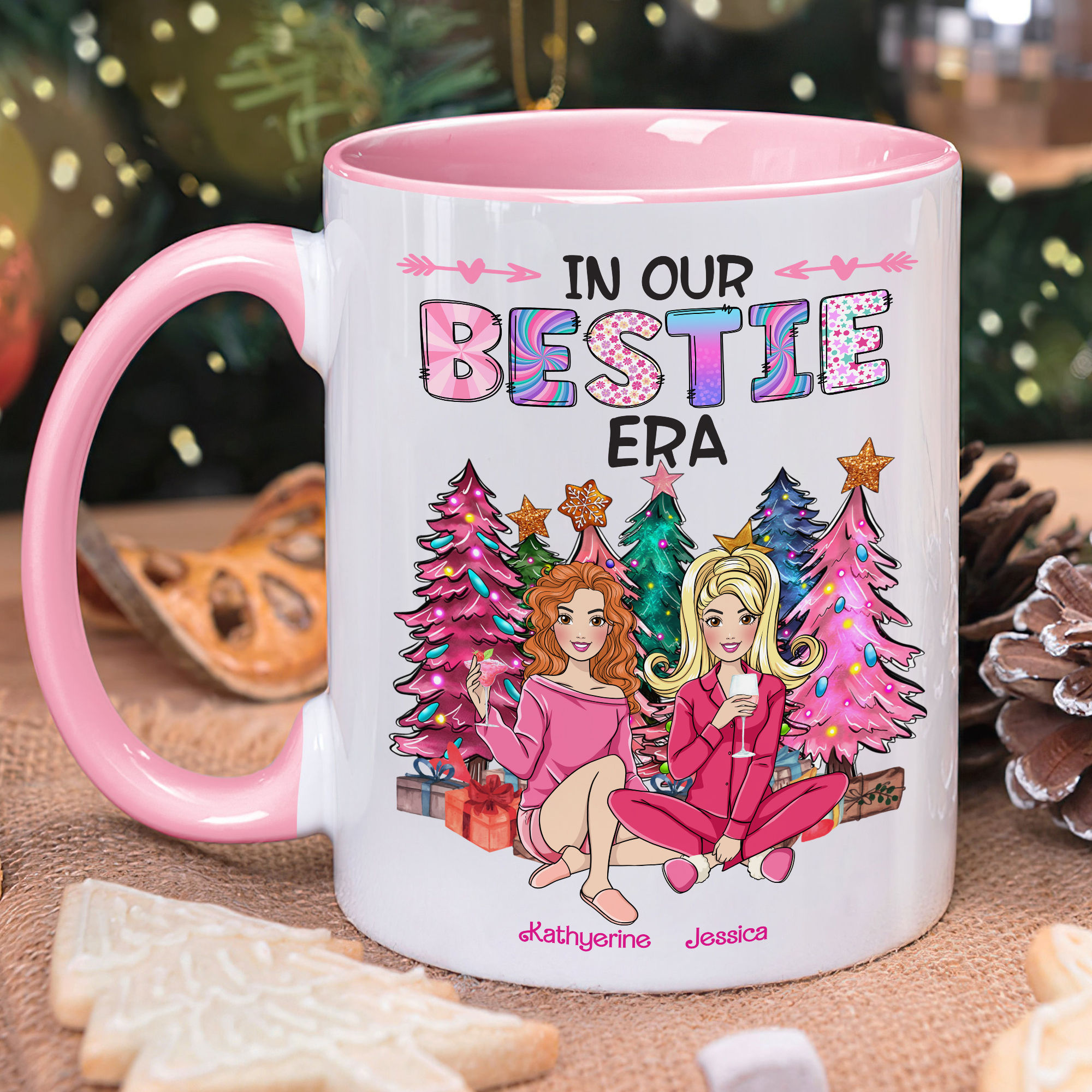 Personalized Mug - Besties Mug - In Our Bestie Era - Trendy 2023