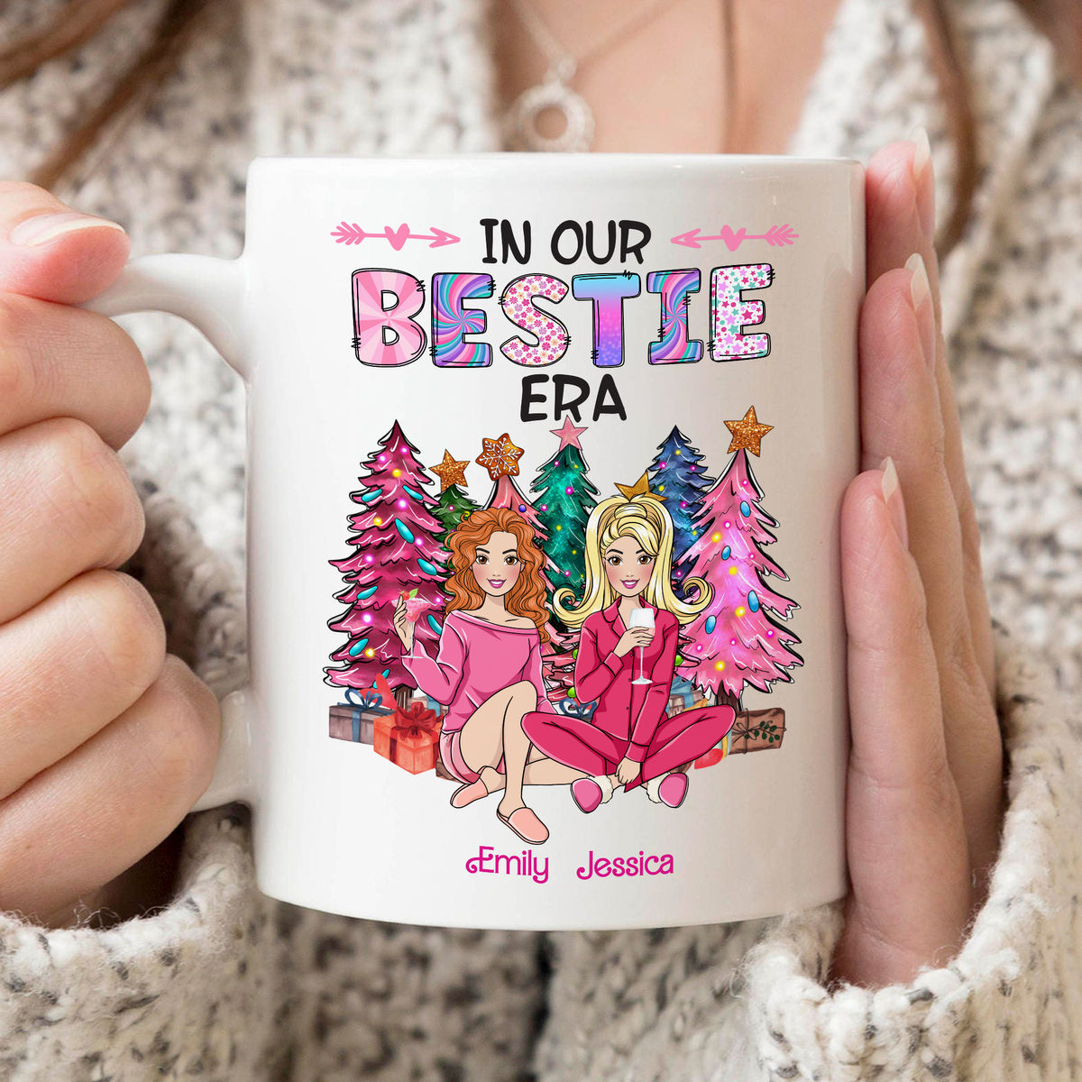 Besties Mug - In Our Bestie Era - Trendy 2024 - Personalized Mug