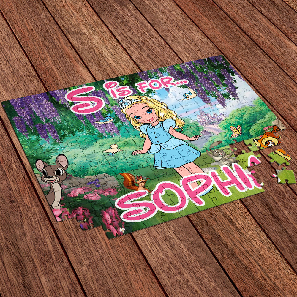 Jigsaw Puzzle Personalized - Personalized Princess Puzzle - Gift for Kids - Christmas Gift 2024 - Trendy 2024 - 2 - Personalized Puzzle_8