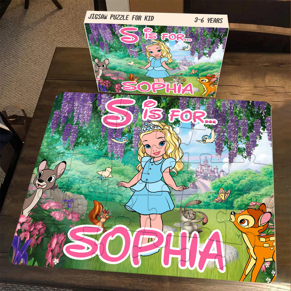 Jigsaw Puzzle Personalized - Personalized Princess Puzzle - Gift for Kids - Christmas Gift 2024 - Trendy 2024 - 2 - Personalized Puzzle_3