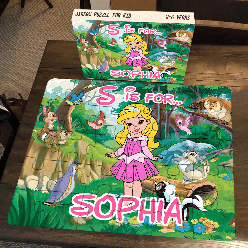 Jigsaw Puzzle Personalized - Christmas Gift - Personalized Princess Puzzle - Gift for Kids - Christmas Gift 2024 - Personalized Puzzle_4