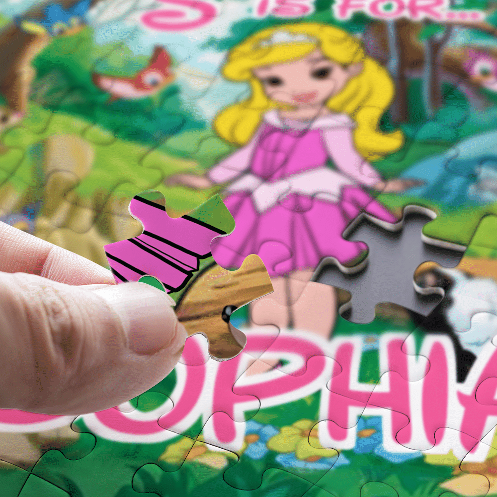 Jigsaw Puzzle Personalized - Christmas Gift - Personalized Princess Puzzle - Gift for Kids - Christmas Gift 2024 - Personalized Puzzle