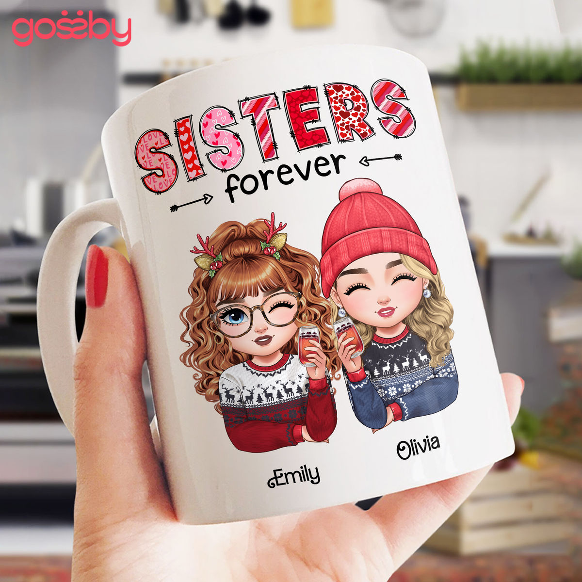 Christmas Gifts - There is no Greater Gift than Friendship - Gift for Women - XMAS 2024(c) - Personalized Mug_2