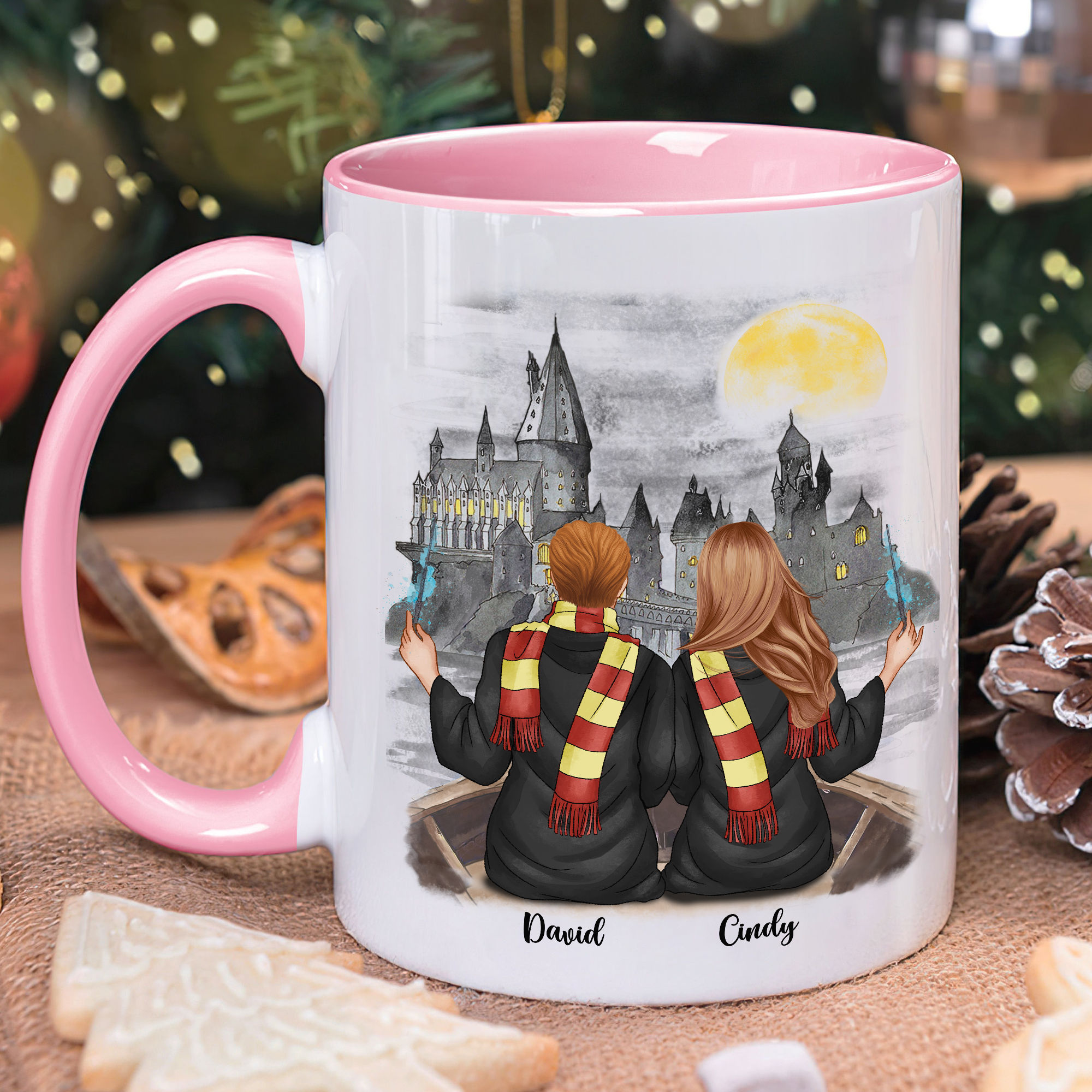 Harry Potter Inspired Best Friends Personalized Mug - Name, skin