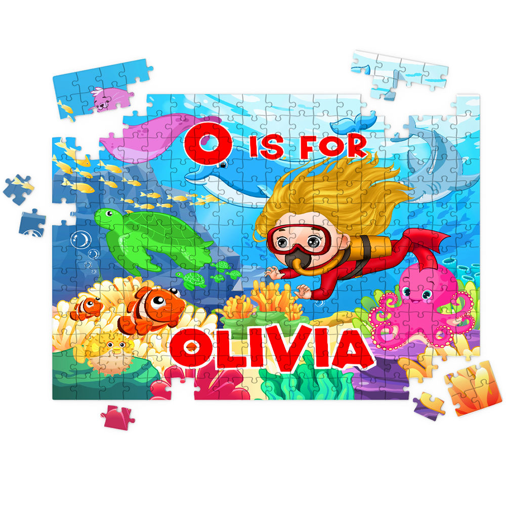 Puzzle for Kids TRENDY GIFT FOR KIDS WHO LOVE THE SEA Christmas