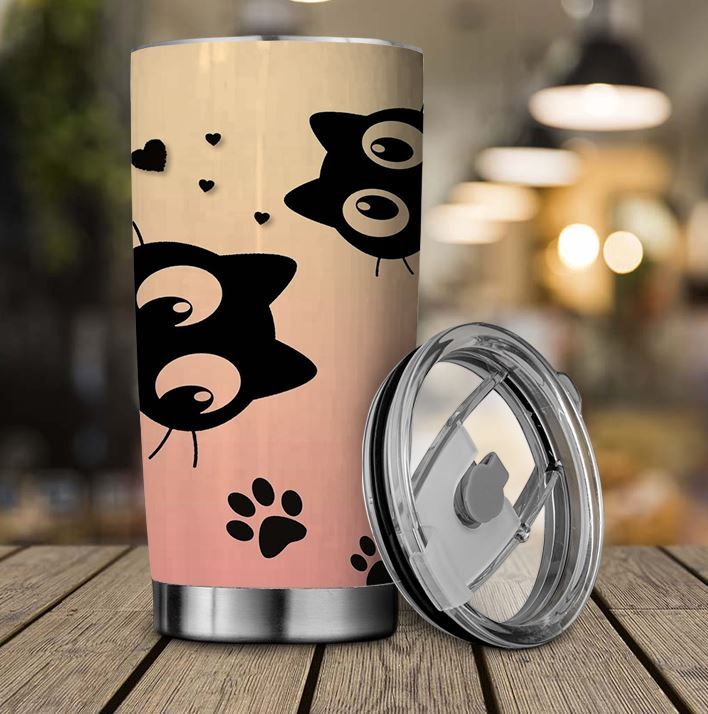 Books and Cats Life Is Good - Personalized Gifts Custom Cat Tumbler fo —  GearLit