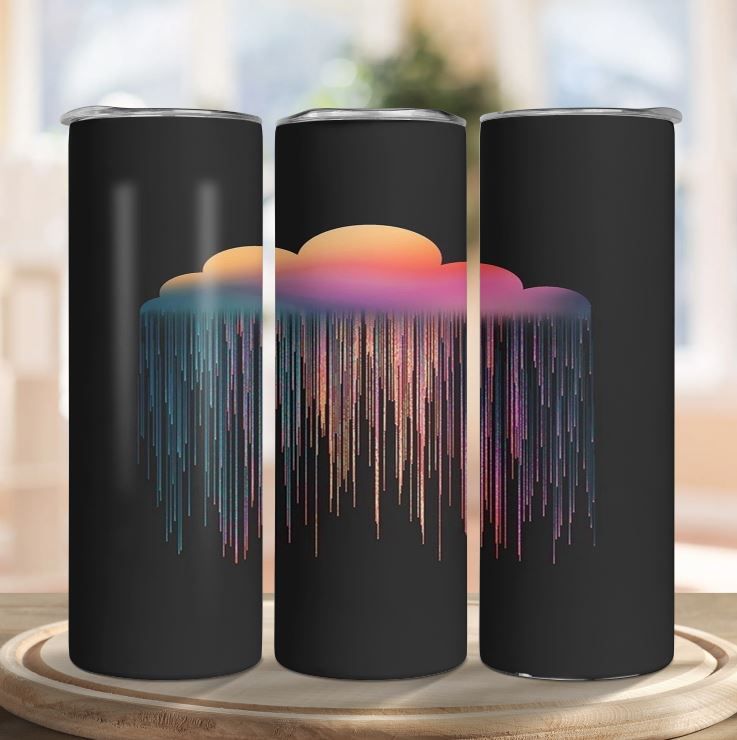 Rainbow Clouds - 20 Oz Stainless Steel Tumbler with Lid Vacuum Insulated  Tumblers Insulated Cup for Travel Double Wall Insulated Cup Coffee Mug for  Coffee Home 41968