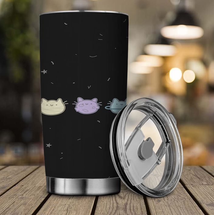 Mini Cat Tumbler - Cute Cat Travel Coffee Tumbler Stainless Steel Vacuum  Insulated Tumbler Cup, Travel Mug Cup for Friend, Women, Coworker, Party