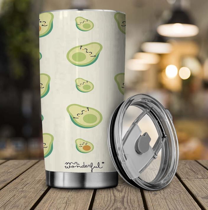 Avocado Workout Personalized Stainless Steel Tumbler