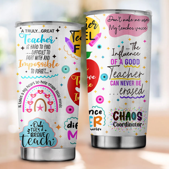 Teacher Life Tumbler Teaching Is A Work Best Teacher Gifts - Upfamilie  Gifts Store