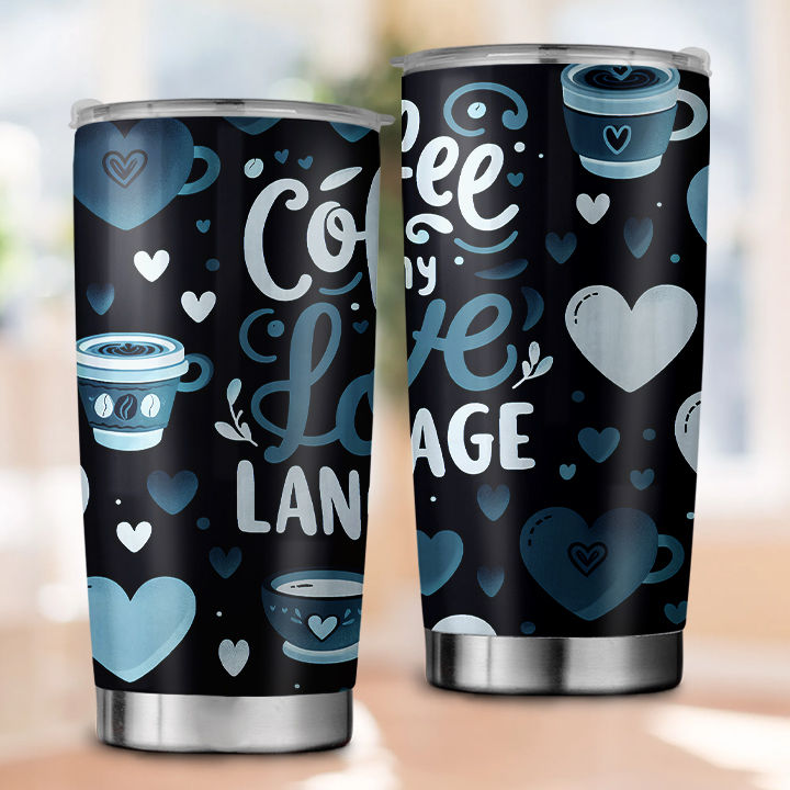 Personalized stainless steel Coffee thermos for the coffee lover