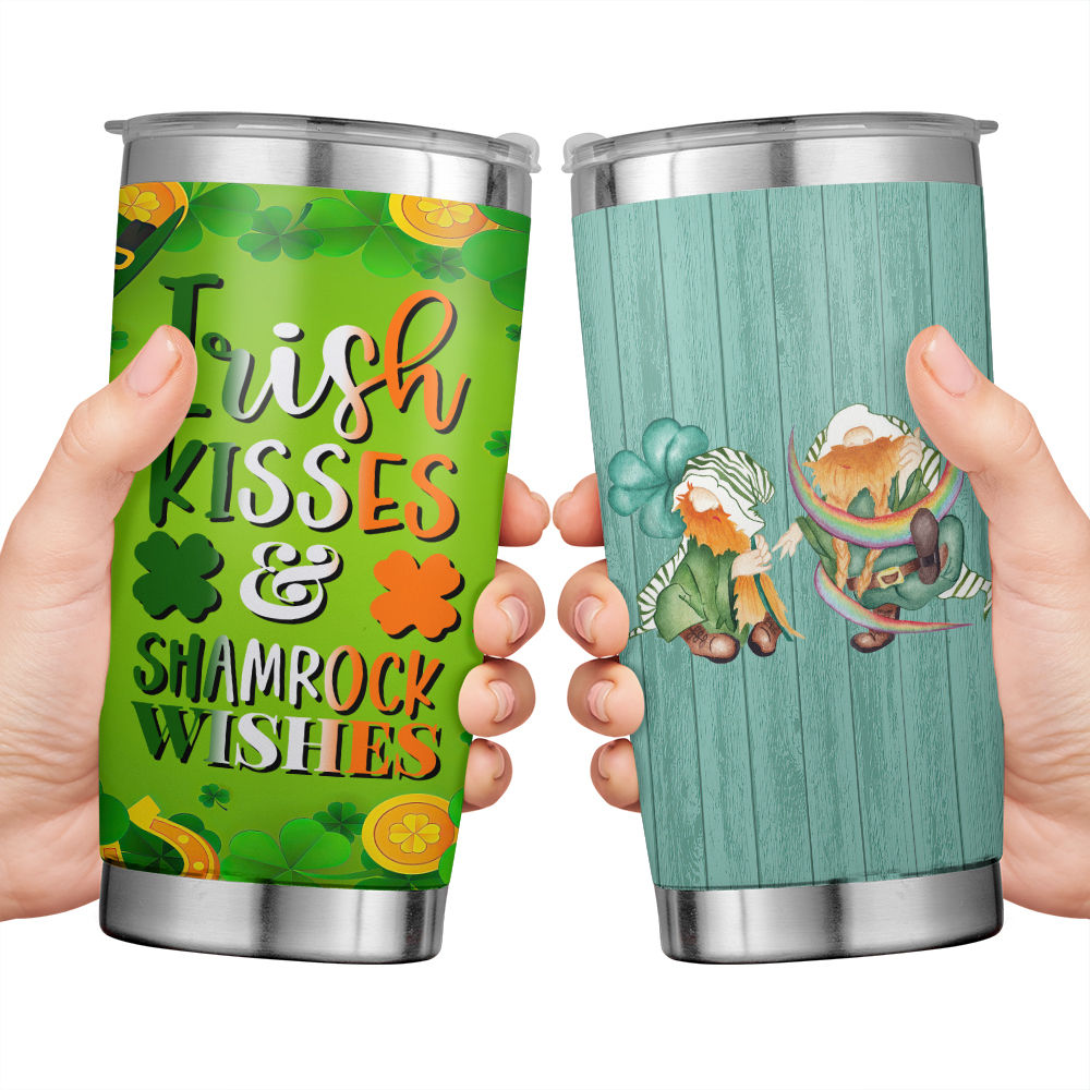 St. Patrick's Day Beer Drinking Gnome Tumbler