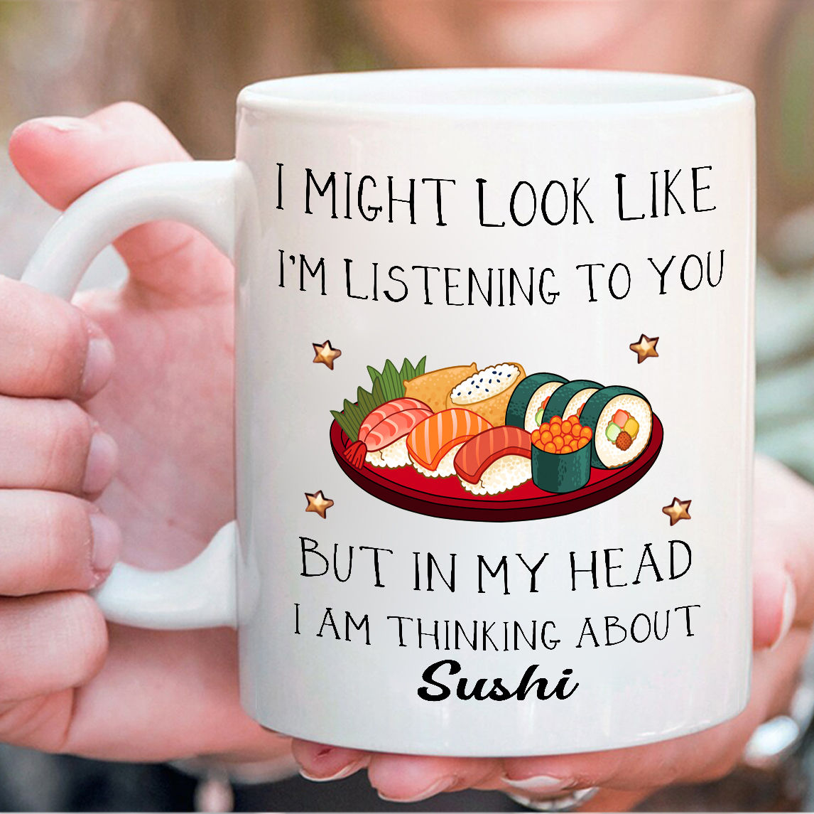 Sushi Mug - Cute Sushi Mug, Funny Sushi Gifts, Sushi Lover Gift, Sushi Gift  Idea, Sushi Birthday Gift, Sushi Cup, Sushi Mug 42463