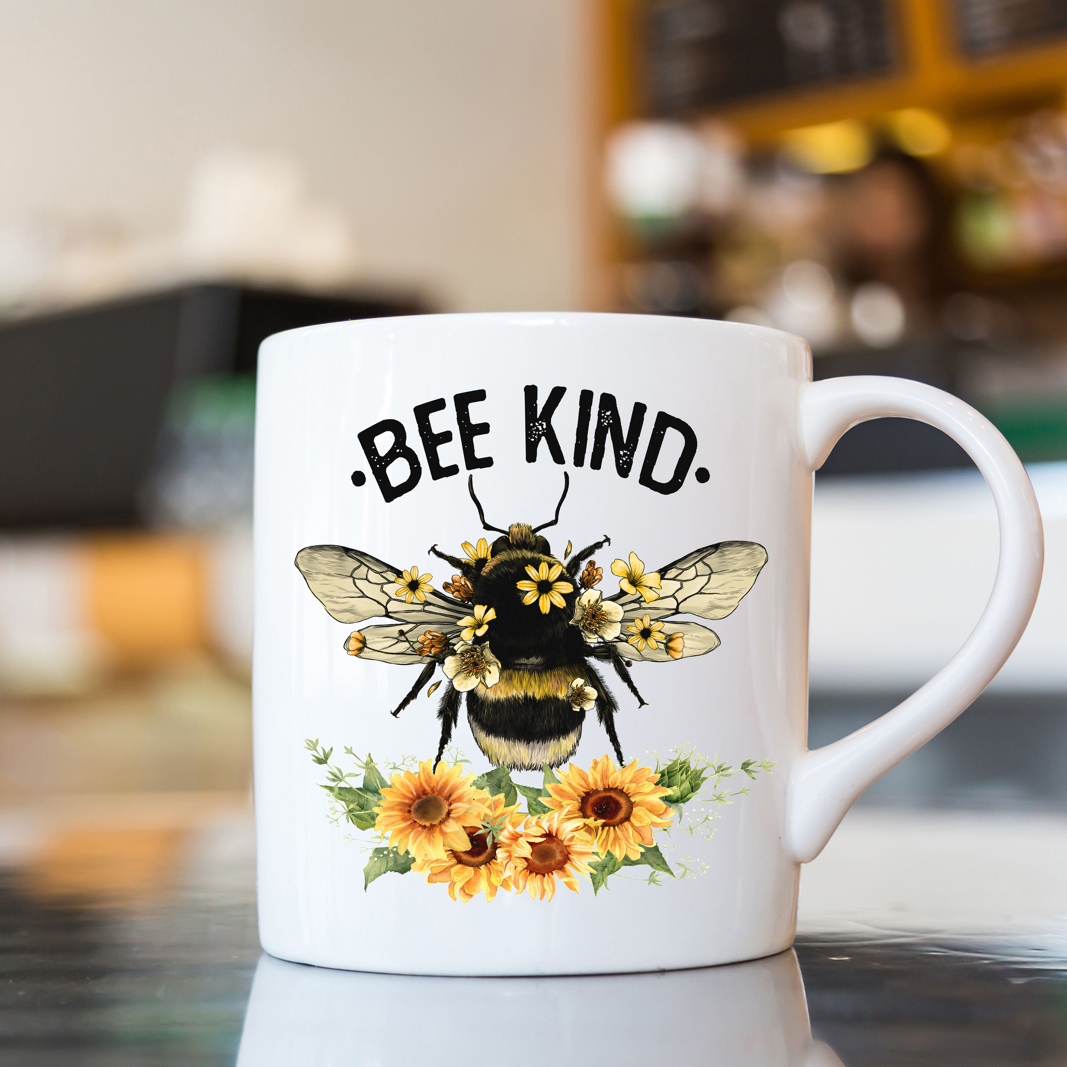 Love Bees Bee Lover Bee Gift Bumble Bee Coffee Mug by JMG Designs - Pixels