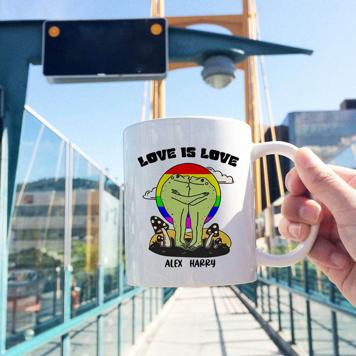 Personalized Frog Mug