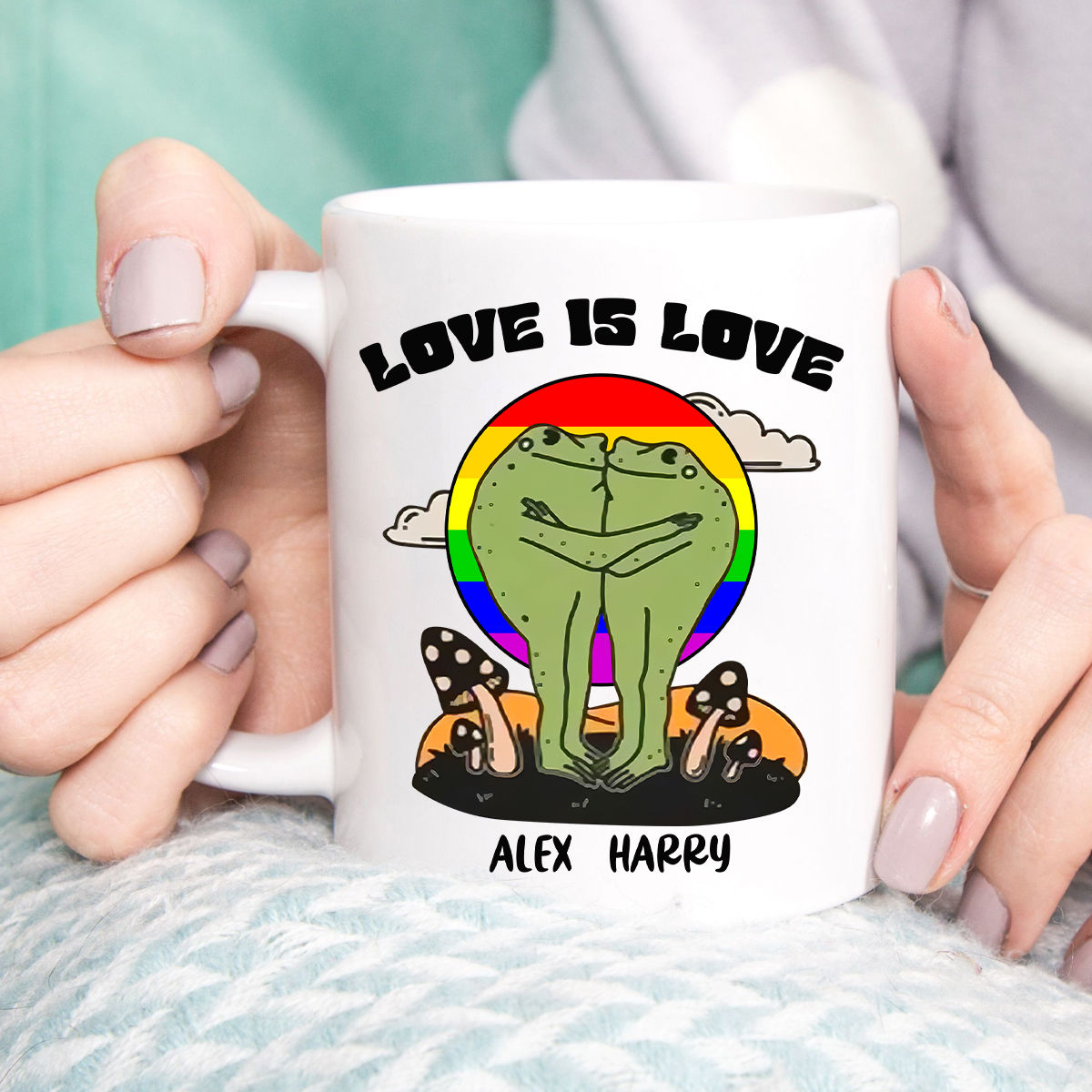 Personalized Frog Mug