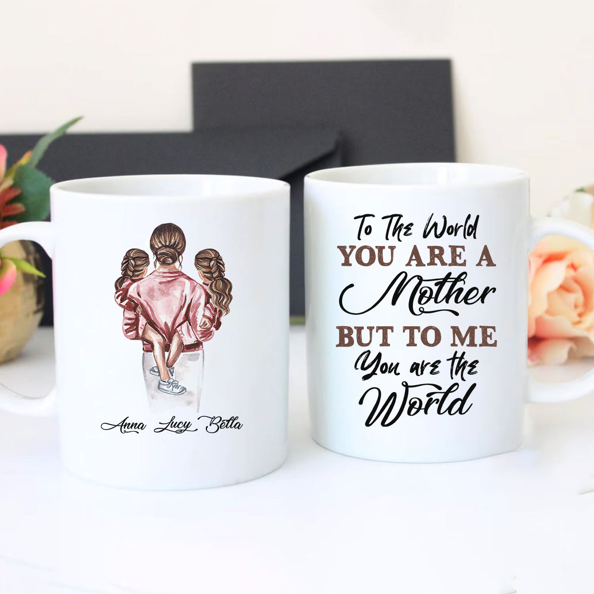 Girl Mom Mug, Mom of Girls Gift, Mom Birthday Gift, Girl Mom Cups, Mother's  Day Gift, Mom of Daughters Mug, New Mom Baby Girl Mug 