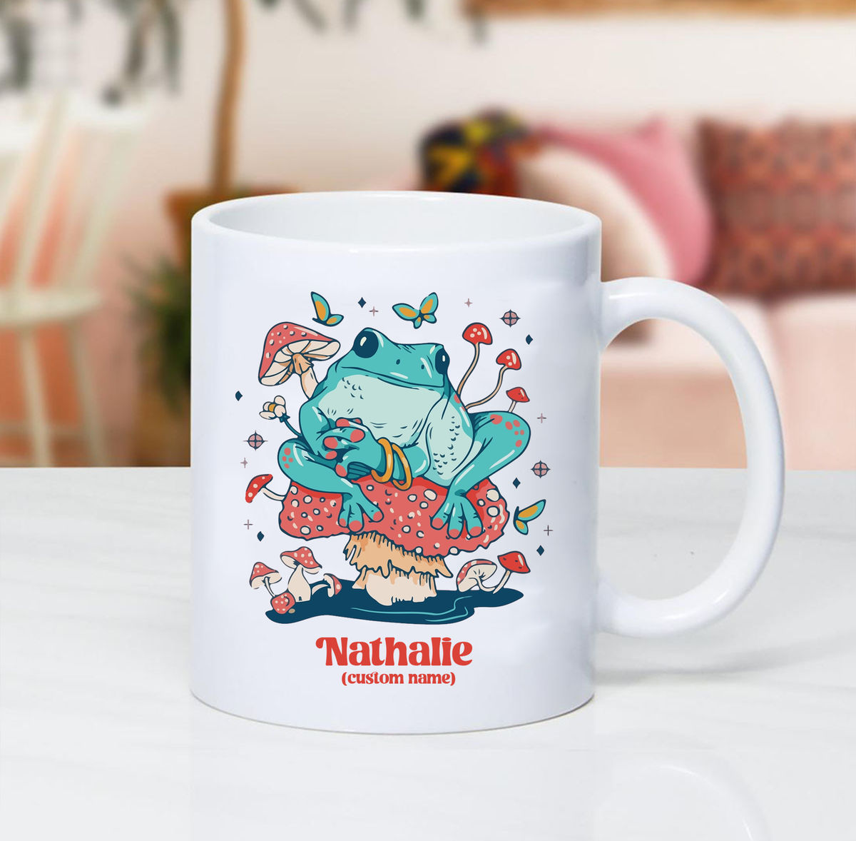 Personalized Frog Mug