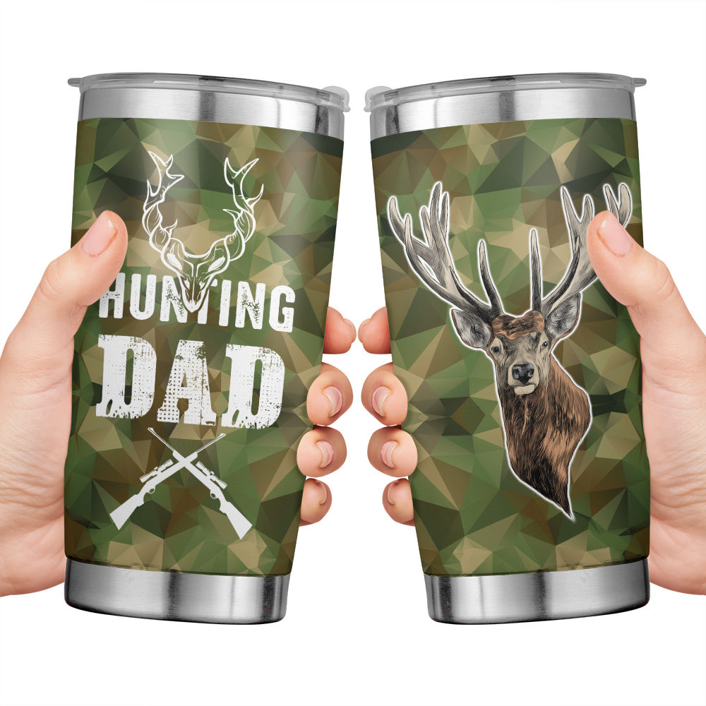 Sunrise Hunting Tumbler, Custom Mens Design Geese Deer Season, Resin Epoxy Tumbler  Cup Travel Coffee Wine Kids Water Bottle 