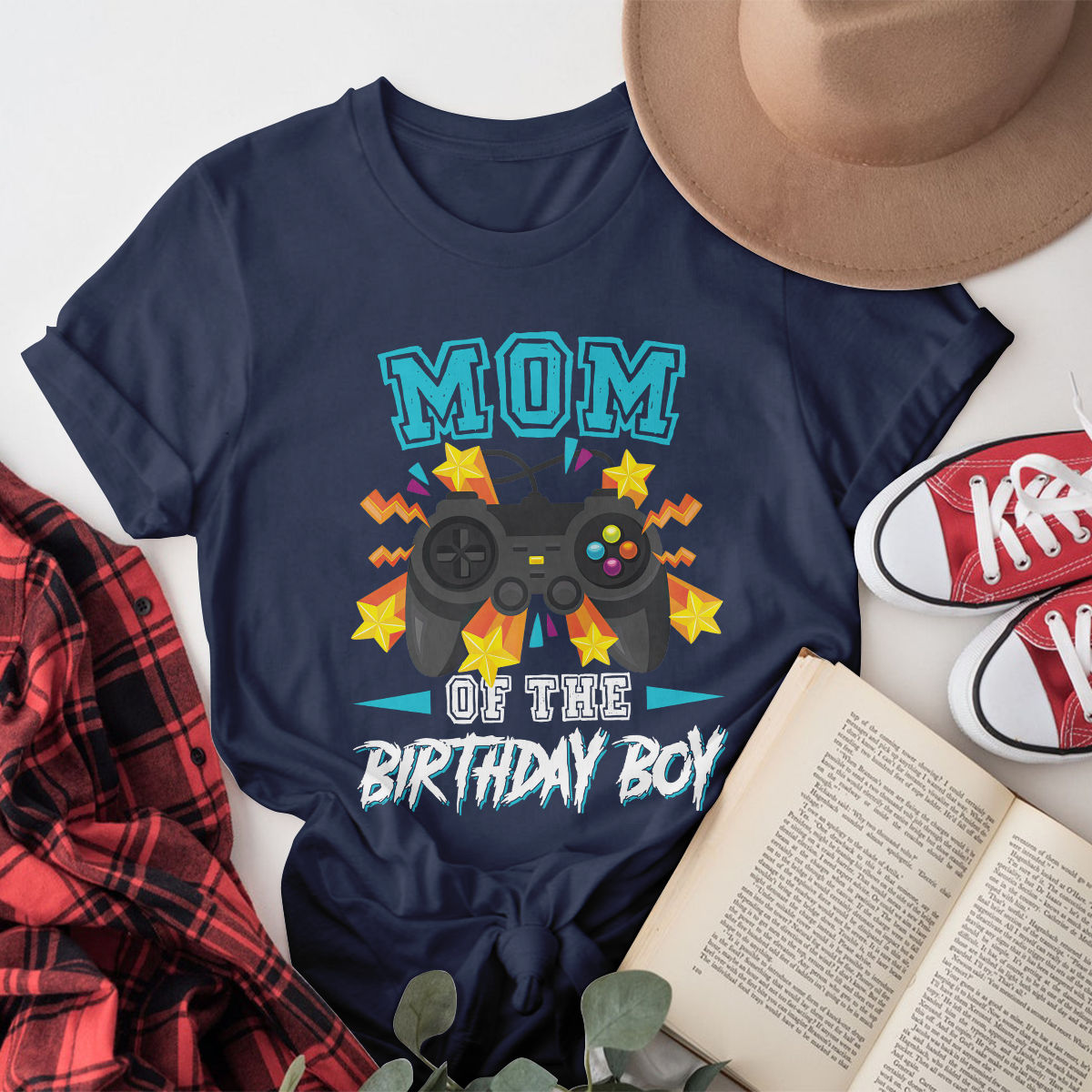 Mom of the Birthday Boy Shirt, Mother's Day Shirt, Gamer Mom Shirt_2