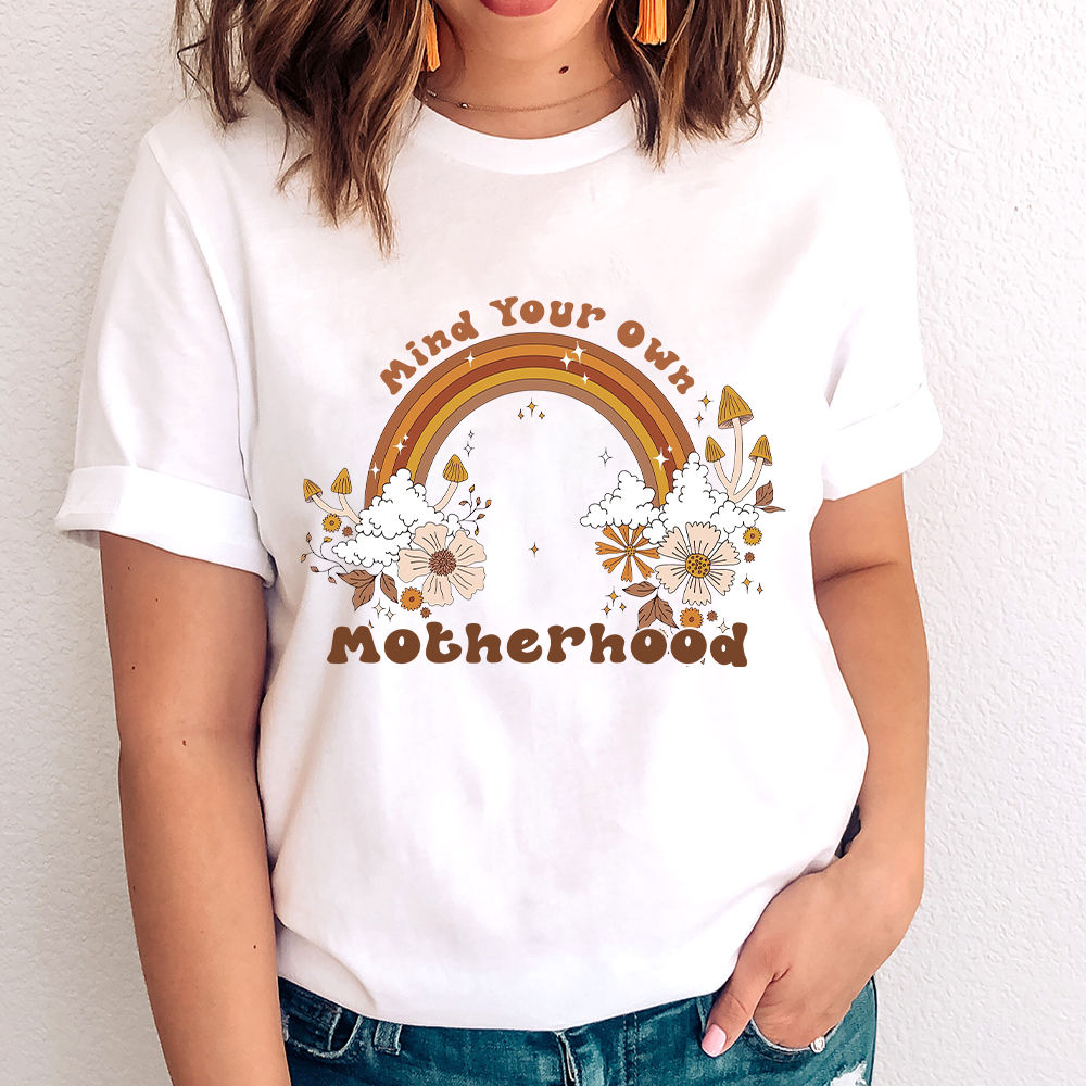 Mind Your Own Motherhood Shirt, Groovy Mama Shirt, Family Matching Shirt 42929