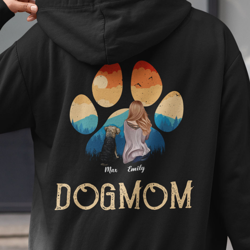 Personalized Hoodie - DogMom - Personalized Shirt