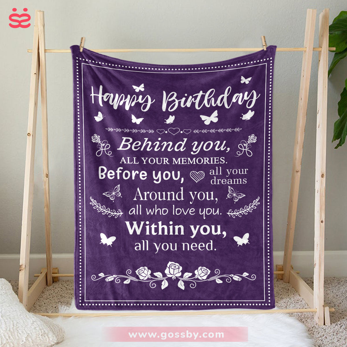 Personalized Blanket - Birthday Blanket - Blanket - Happy Birthday, behind you all your memories_2