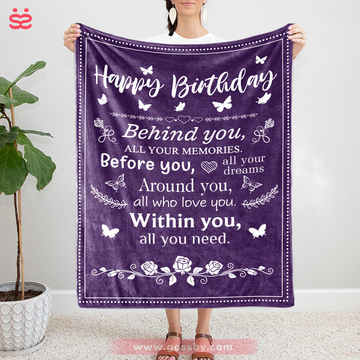 Personalized Blanket - Birthday Blanket - Blanket - Happy Birthday, behind you all your memories_6