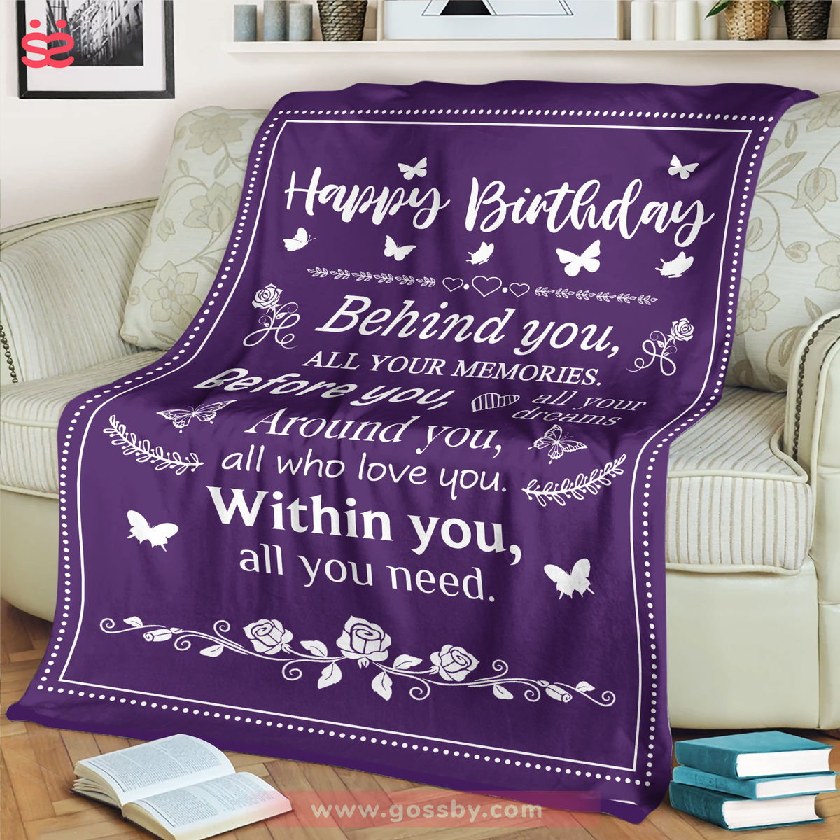 Personalized Blanket - Birthday Blanket - Blanket - Happy Birthday, behind you all your memories_9