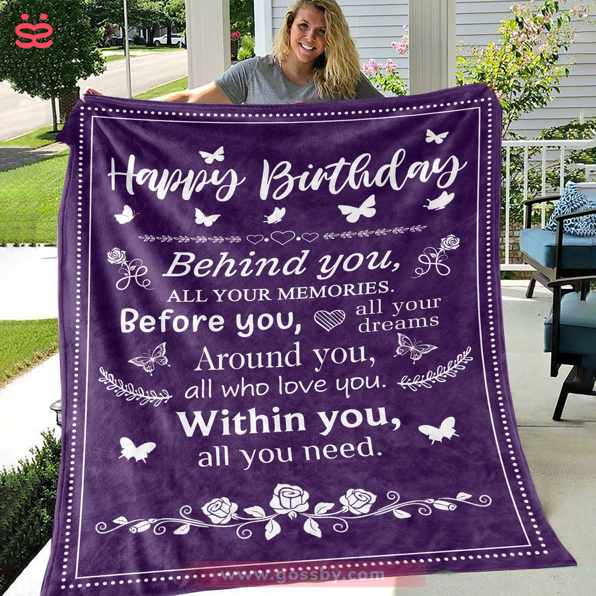 Personalized Blanket - Birthday Blanket - Blanket - Happy Birthday, behind you all your memories_3