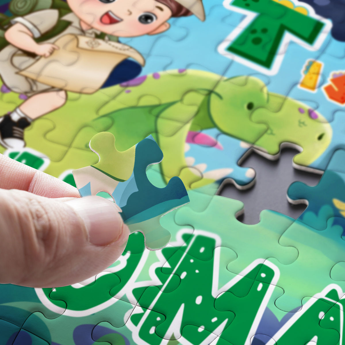 Jigsaw Puzzle Personalized - My name is ... | Gift for Kids - Trendy 2024 - Personalized Puzzle_2