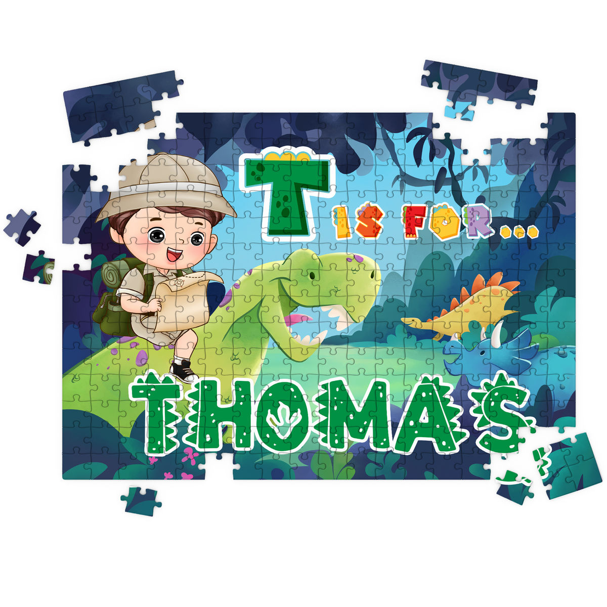 Jigsaw Puzzle Personalized - My name is ... | Gift for Kids - Trendy 2024 - Personalized Puzzle_3