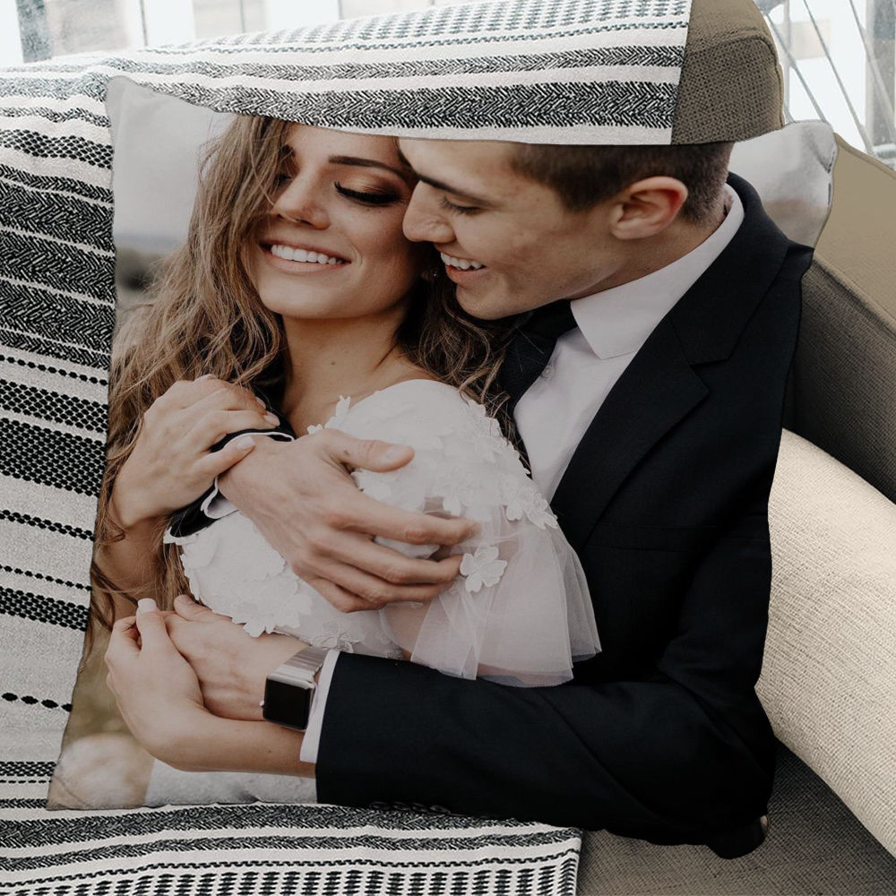 Photo Pillow - Photo Upload - Pillow For Couple - Gift For Couple, Wedding, Photo Gifts For Couple_1