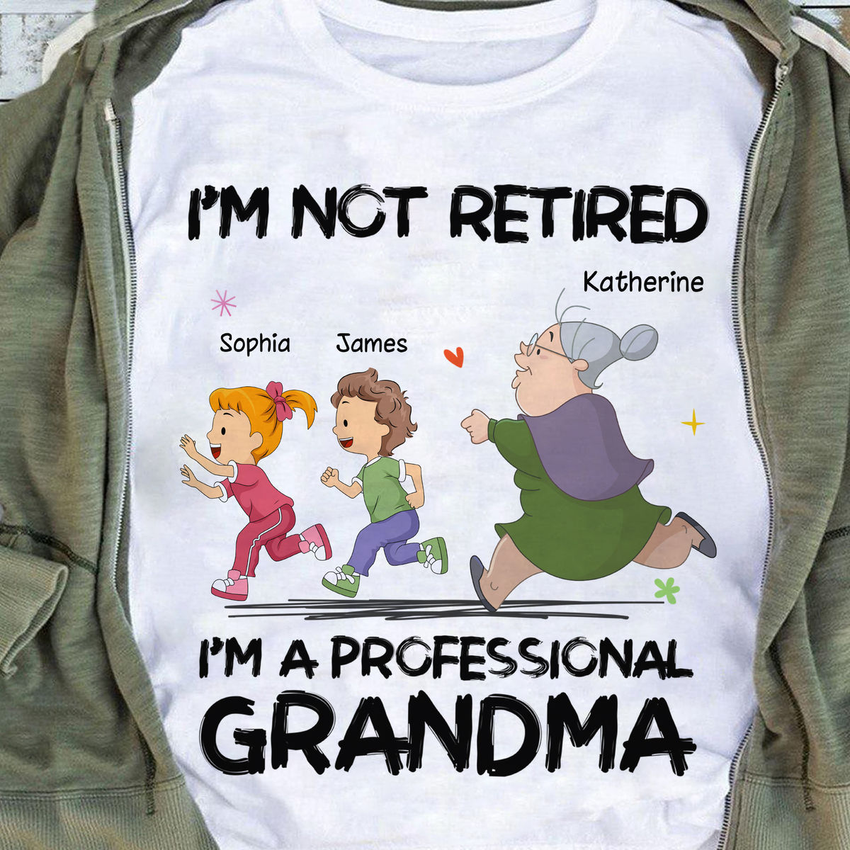 I'm Not Retired I'm A Professional Grandma - Retirement Gift For Grandma