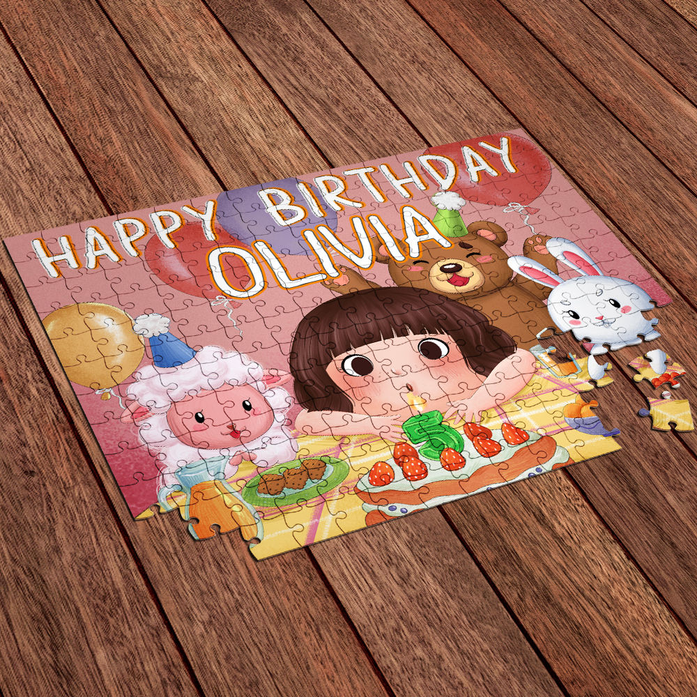 Personalized Puzzle - Jigsaw Puzzle Personalized - HAPPY BIRTHDAY | Gift for Kids - Trendy 2024_7