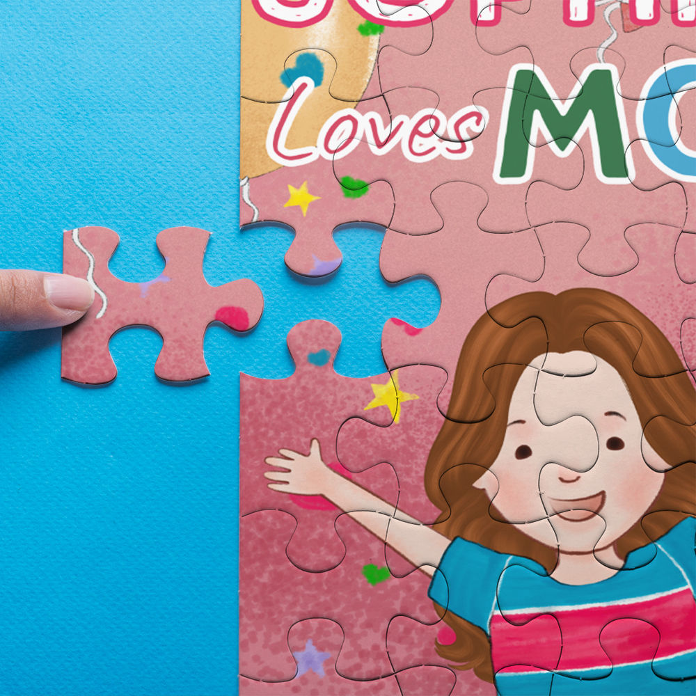 Personalized Puzzle - Jigsaw Puzzle Personalized - I Love Mommy This Much | Show a mommy, mom or mama how much she’s loved | An utterly unique gift for birthdays, Mother’s Day or just because | Trendy 2024_2