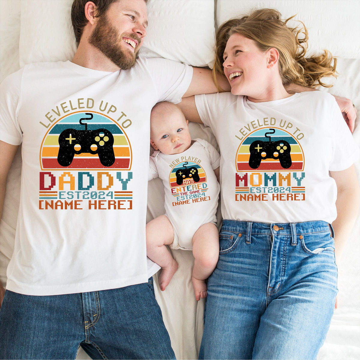 Personalized Onesie - Baby Onesies - New Player Has Entered - Gifts For Baby, New Mom New Dad Gifts_1