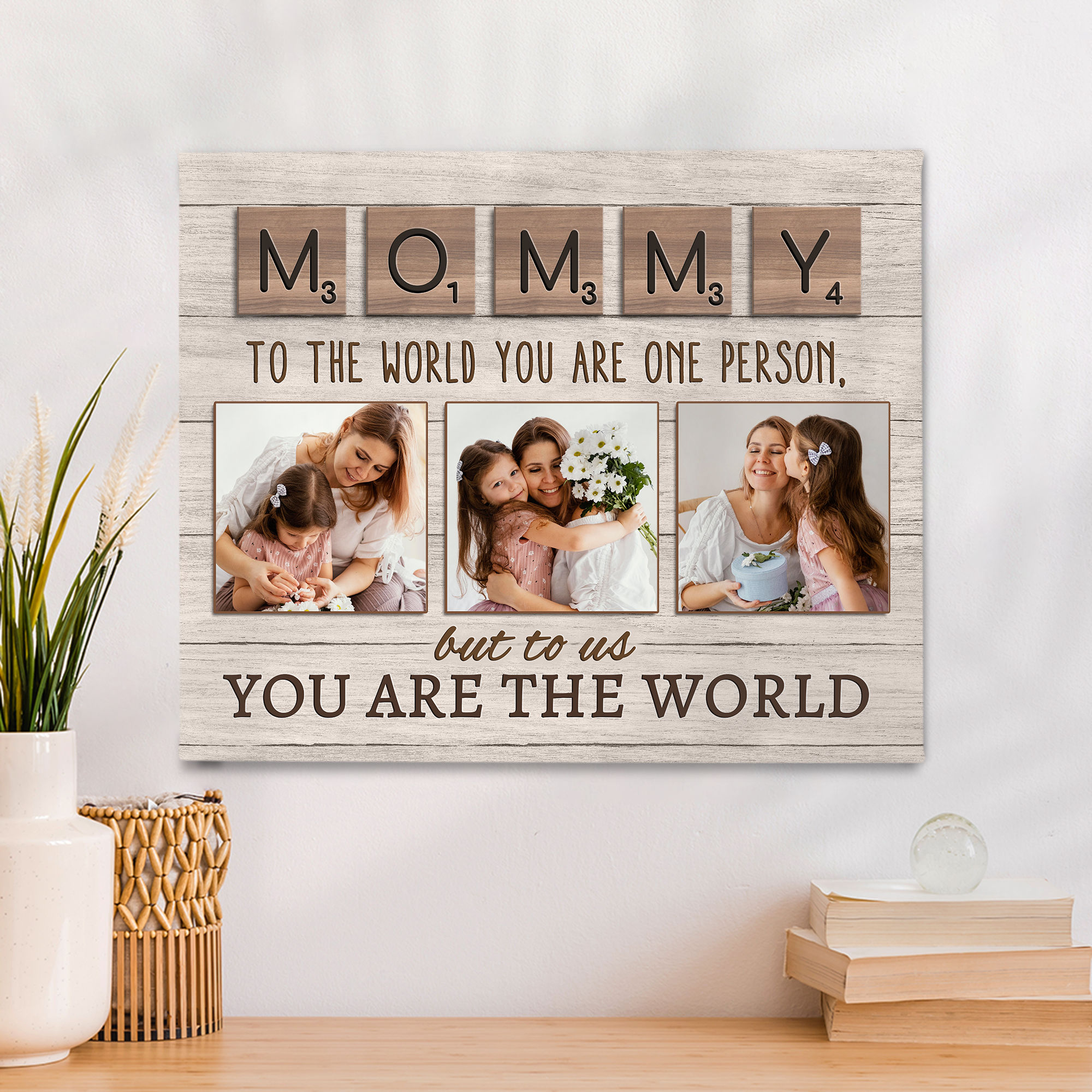 Photo Upload - MOMMY/MOTHER/MOM/MAMA To the world you are one person,but to us You are the world ...