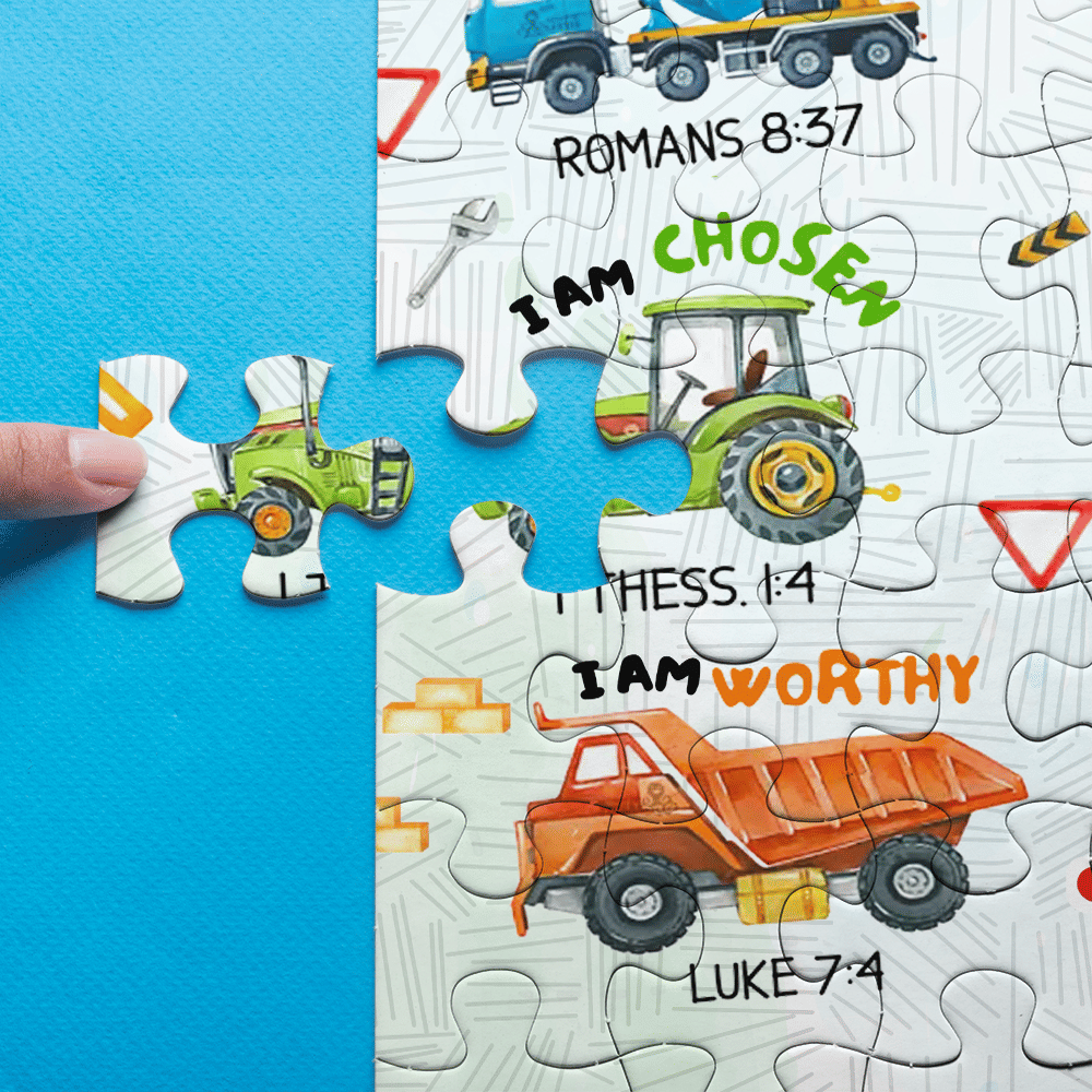 Jigsaw Puzzle Personalized - HAPPY BIRTHDAY | Gift For Grandkid - Gift ...