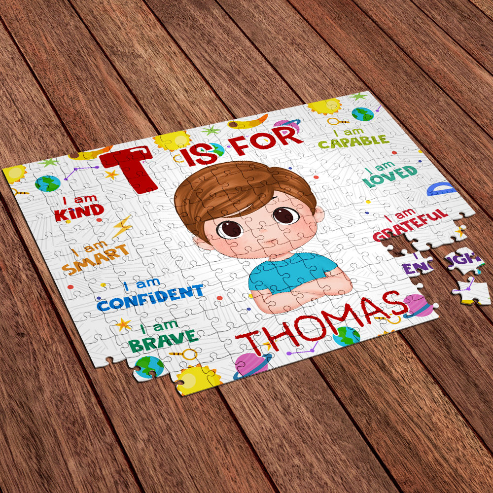 Personalized Set - Jigsaw Puzzle Personalized - SET - HAPPY BIRTHDAY ...
