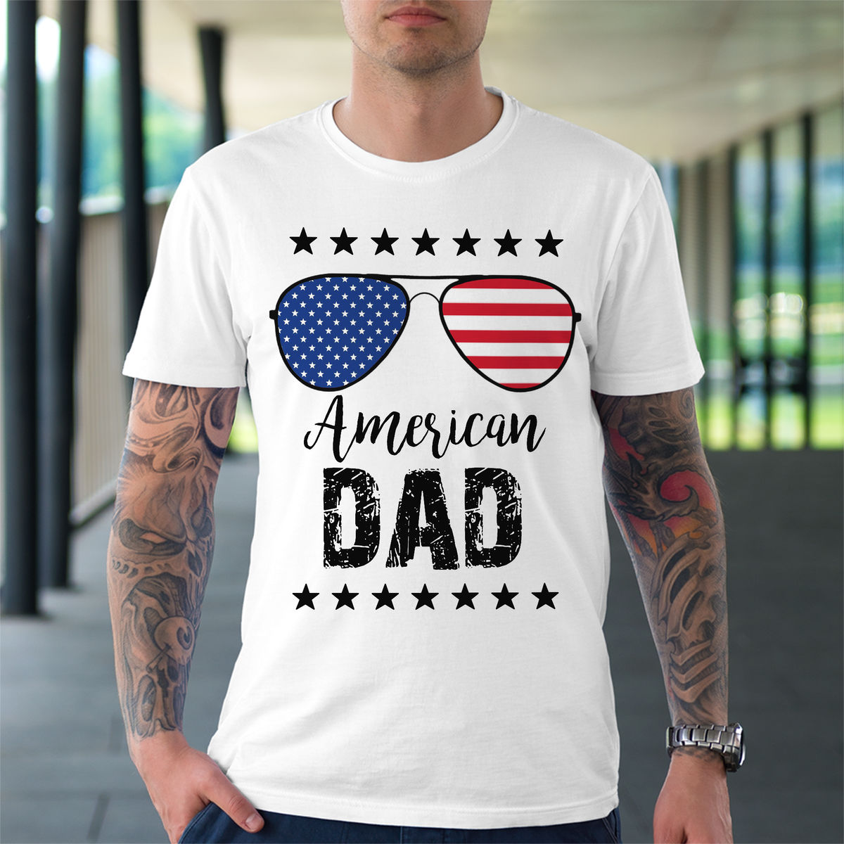 Independence Day - American Dad - Gift For Women, Men, Friend, Sisters,.... - Birthday, Anniversary Gifts - Personalized Shirt_1