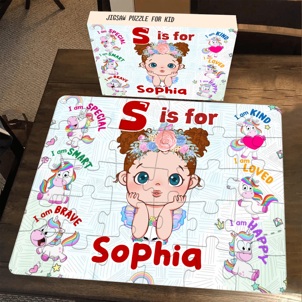 Jigsaw Puzzle Personalized - Birthday Gifts - Gifts For Grandkids - Gifts for Kids - Christmas Gifts 2024 - Personalized Puzzle