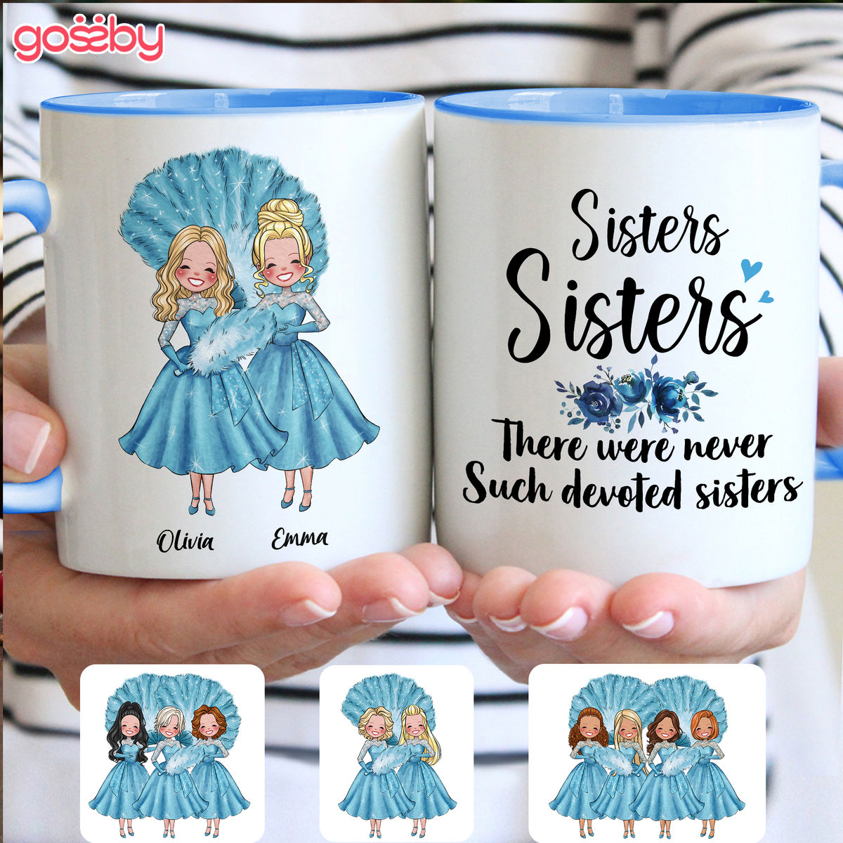 Personalized Mug For Sisters - Sisters Sisters - Up To 5 Woman, gift for her, gift for sisters - Personalized Mug