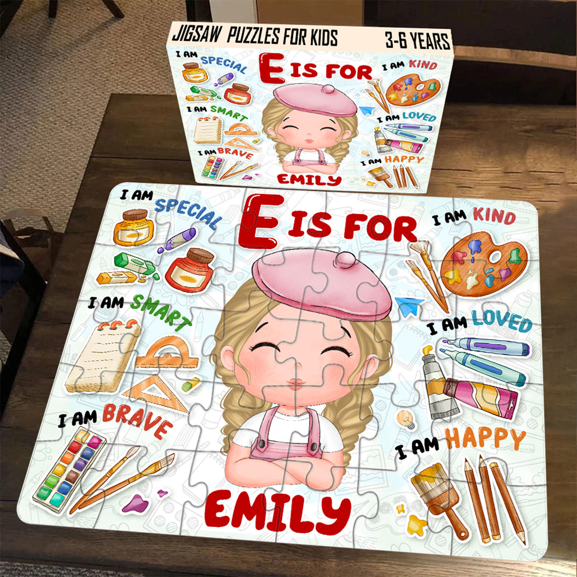 Jigsaw Puzzle Personalized - My Dream Job Puzzle - Artist | Birthday ...