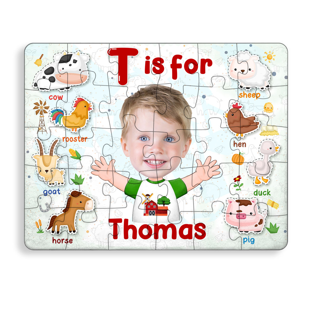 Jigsaw Puzzle Personalized - Custom Photo - Kid Play and Learn Puzzle | Gift For Kids - Trendy 2024 (46376) - Personalized Photo Puzzle_1