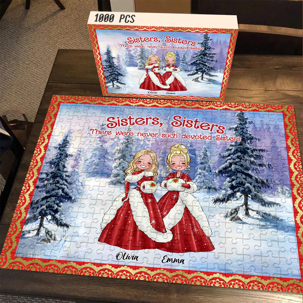 Jigsaw Puzzle Personalized - Sisters Sisters - Personalized Puzzle