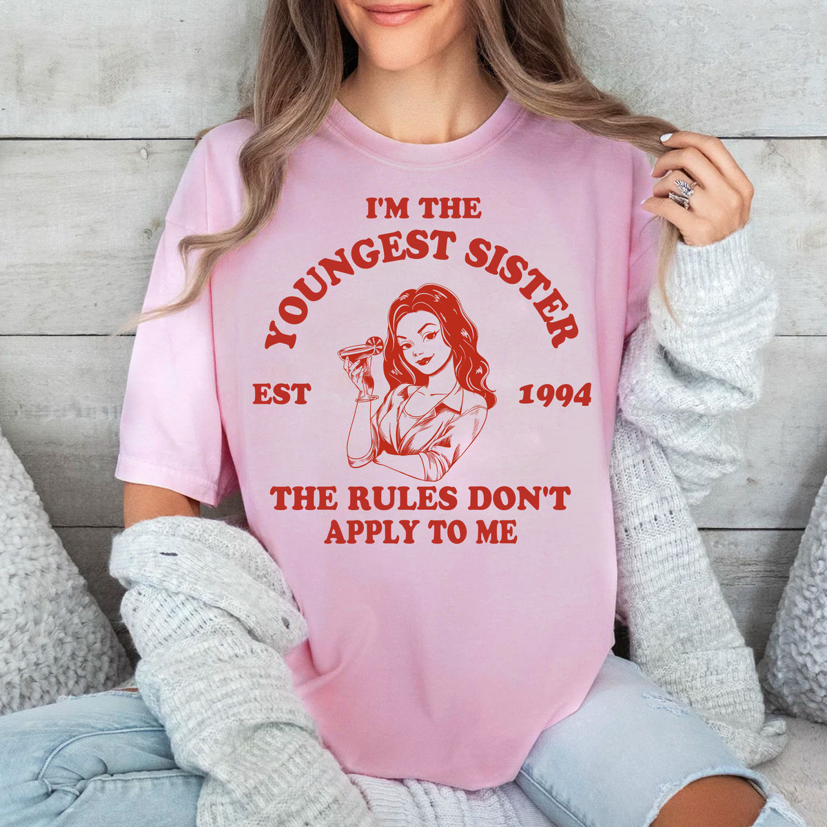 Youngest Child Family Matching Outfit Sibling Shirt Set Gift Youngest Child Family Matching Outfit Sibling Shirt Set Gift