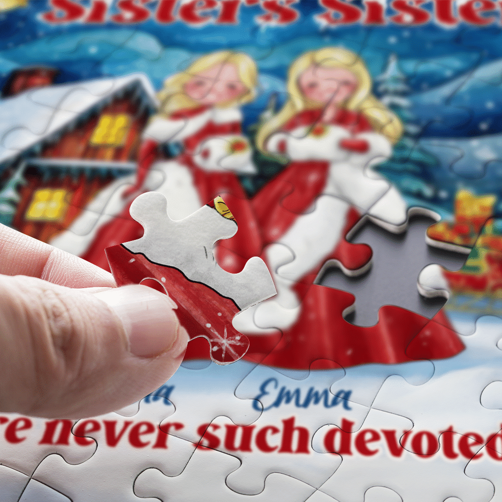 Jigsaw Puzzle Personalized - Christmas - Sisters Sisters - Personalized Puzzle_3