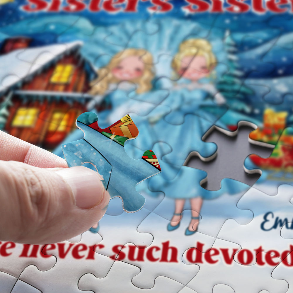 Jigsaw Puzzle Personalized - Christmas B - Sisters Sisters - Personalized Puzzle_2